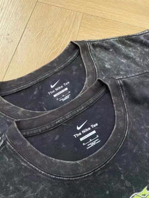 F0306128男子个性潮流休闲运动复古水洗飞马印花短袖T恤 商品图6