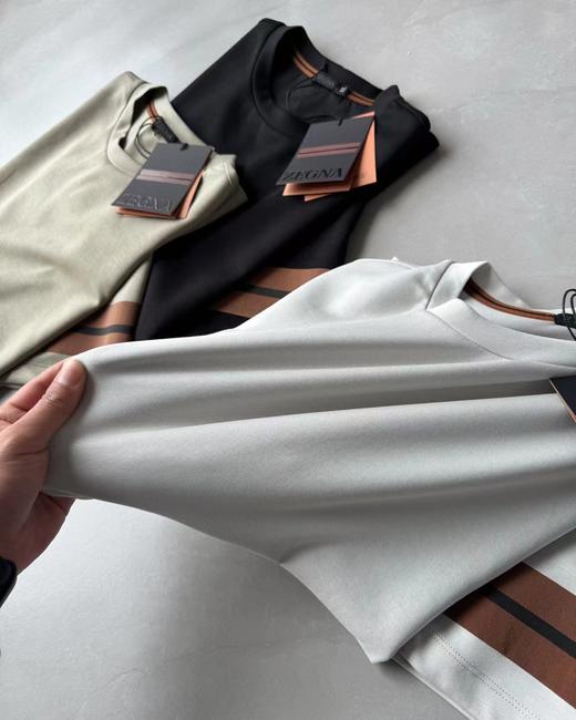 F030640夏季新款云感空气层圆领运动休闲短袖T恤 商品图5