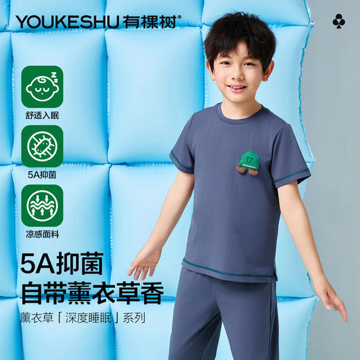 【清仓捡漏】【120-160】【有棵树】男童夏季空调服家居服套装 商品图2