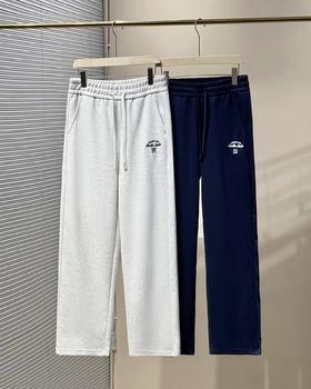 F0306120男士阔腿裤运动长裤万针刺绣工艺春款宽松直筒裤时尚舒适休闲裤