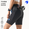 NEDAO26新品内道汗隐痕越野五分收纳紧身短裤女款跑步运动压缩条纹裤 商品缩略图0