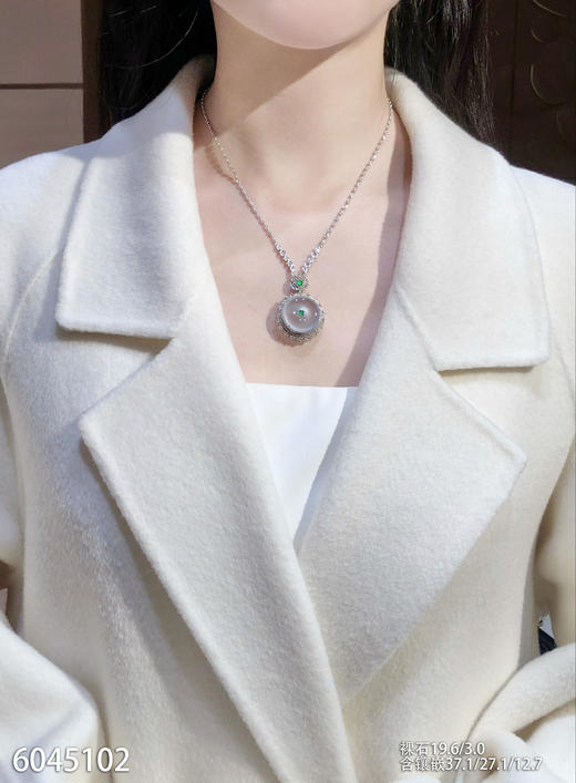 6045102，平安扣吊坠。具体价格微信咨询 商品图4