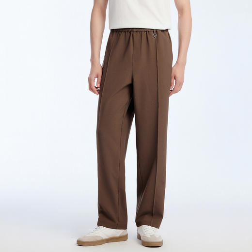 NPC潮牌抖抖系列混纺直筒宽松长裤男四面弹力免烫抗皱春NP61TR09 商品图1