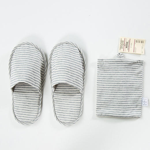 无印拖鞋良品便携拖鞋折叠旅行拖鞋飞机纯棉宾馆拖鞋情侣日式风格 商品图3