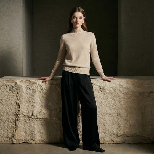 PALUOPO/PL高领女衫ET20185R-B/约重215g帕罗 商品图2