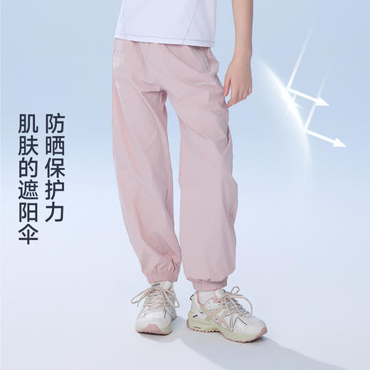onmygame26夏新品【空气裤】男女童裤子速干防晒凉感儿童运动长裤GQ1E120000 商品图0