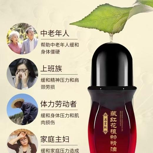 藏红花精油 草本植物精华背部酸麻肩颈酸痛腰腿舒筋活骨发热精油艾灸 商品图3