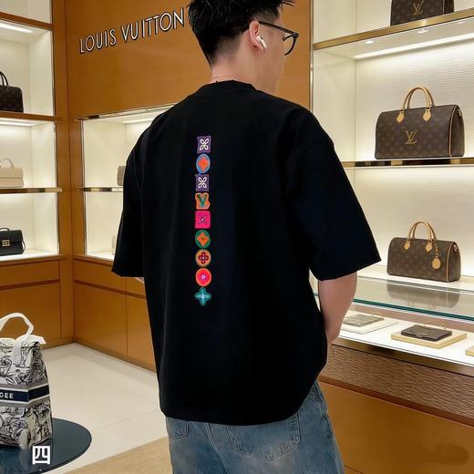 F030612新款日常通勤多巴胺logo刺绣款短袖圆领T恤 商品图7