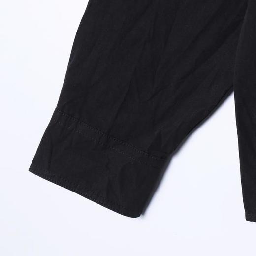 SDSA男装2026新款高贵轻奢韩版不规则压皱纯袖衬衫百搭简约衬衣 商品图3