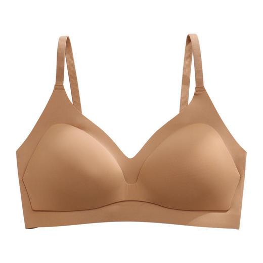 日式无印文胸无钢圈文胸良品裹胸可调节文胸乳胶杯垫抹胸一片式 商品图1