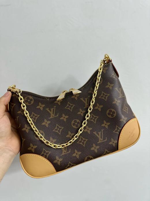 F030632通勤托特老花百搭链条腋下单肩牛角包 商品图3