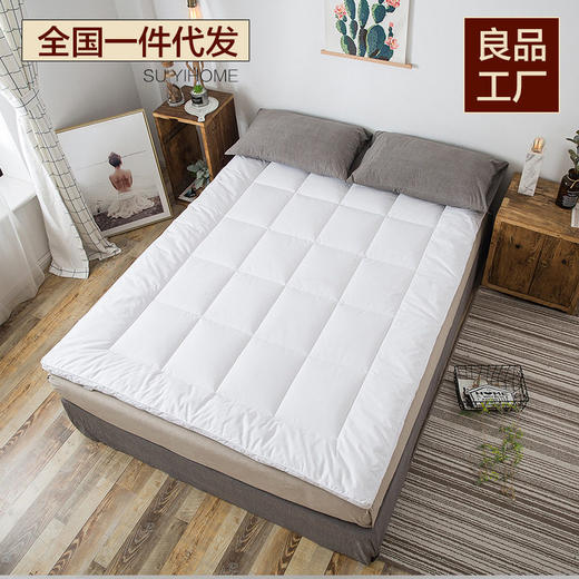 日式无印全棉床垫良品秋冬民宿床垫宾馆酒店保暖床褥简约学生0.9M 商品图0