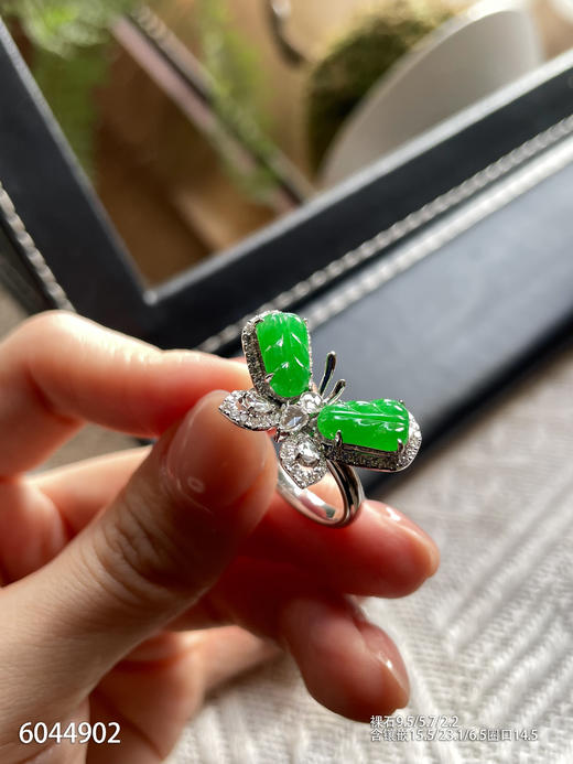 6044902，蝴蝶戒指。具体价格微信咨询 商品图3