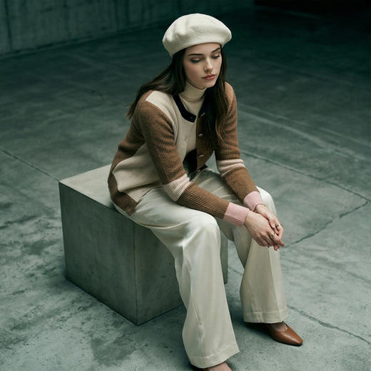 PALUOPO/PL圆领女开衫ET22760R-A/约重250g帕罗 商品图7