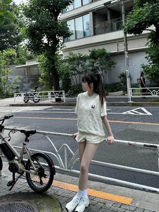 驴家25ss三色胶章格子针织短袖（DY） 商品图3