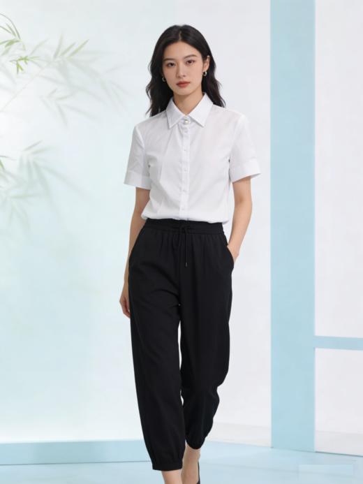 G2000女装SS26商场新款【凉感/速干】修身短袖衬衫61222813 商品图1