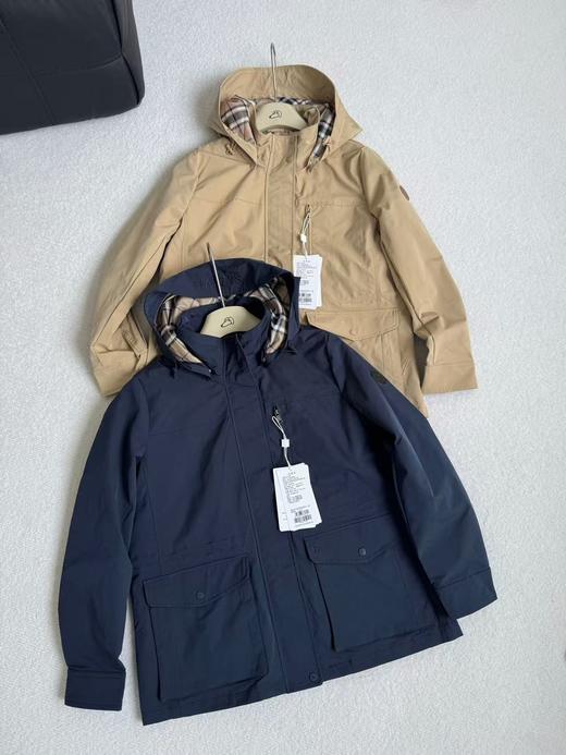 【sx1】女士新款时尚通勤连帽风衣外套！！ 商品图1