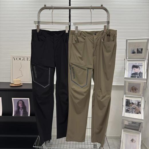 F0306131男款运动高强度耐磨立体剪裁日常通勤户外休闲高弹速干冰丝面料耐磨徒步登山软壳裤 商品图0