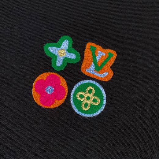 F030612新款日常通勤多巴胺logo刺绣款短袖圆领T恤 商品图13