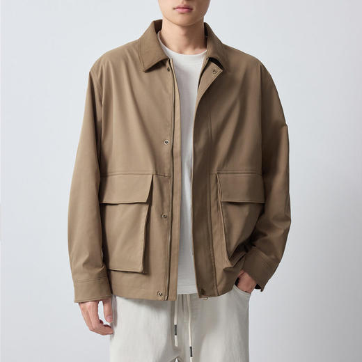 墨麦客男装高智通勤灯芯绒领外套男2026春新款大口袋夹克男81571. 商品图1