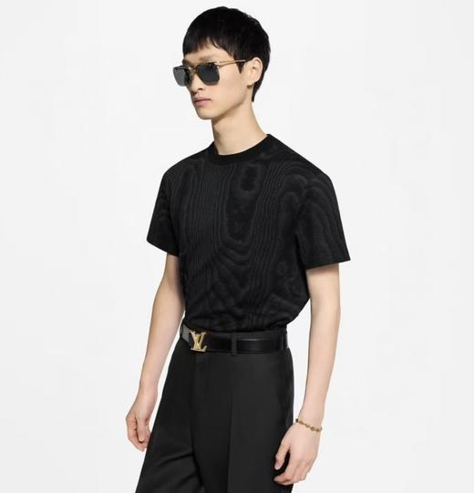 驴家25ss肌理纹提花短袖T恤（DY） 商品图1