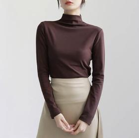 【实付99元到手3件！！加入购物车3件结算自动满减 拍一件不发货！！】DANMO半高领打底衣 | 柔软舒适 气质半高领 弹力修身版型