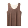日式无印秋冬羊毛蚕丝保暖背心良品男士发热加厚无痕内衣打底马甲 商品缩略图3