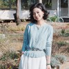 西子/绳结艺术机器48支羊毛浮雕波浪圆领针织开衫/MSHY0219 商品缩略图1