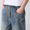 墨麦客男装美式休闲金属装饰牛仔裤2026春新款松紧腰裤子男97370. 商品缩略图1