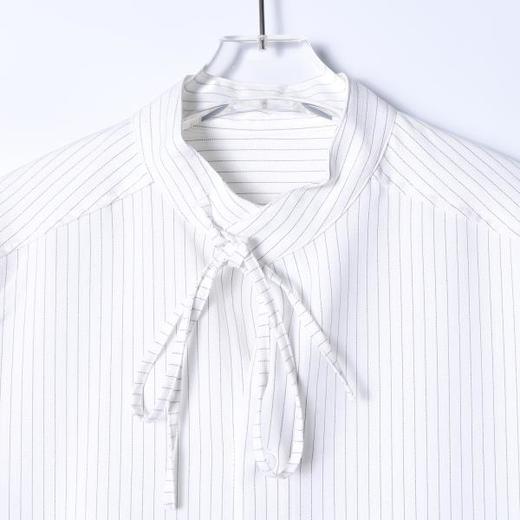 SDSA男装2026新款高贵轻奢时尚简约纯色带条纹衬衫百搭韩系衬衣 商品图1