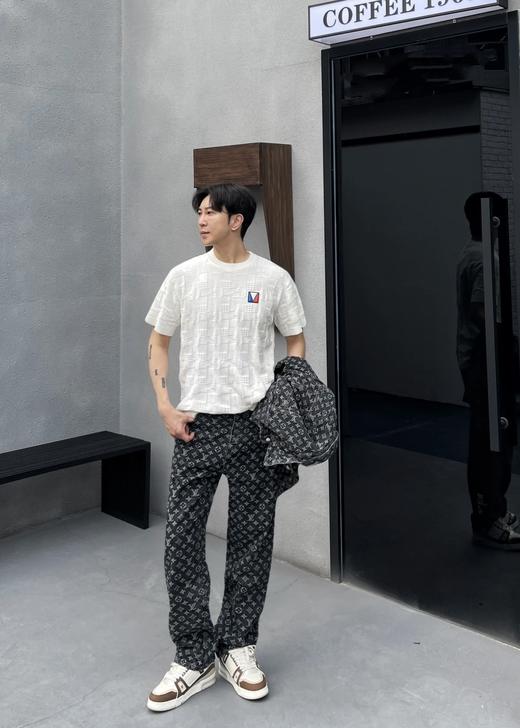 驴家25ss三色胶章格子针织短袖（DY） 商品图8