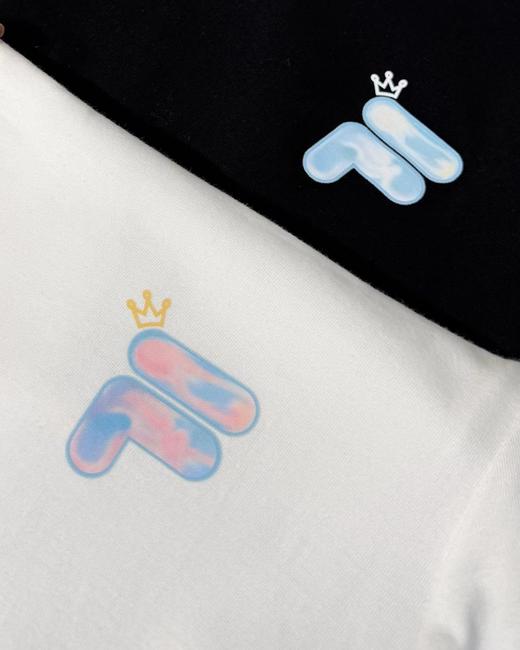 F0306122情侣短袖2026夏新款休闲日常通勤百搭纯棉涂鸦T恤 商品图12