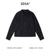 SDSA秋季新款男士痞帅美式纯色polo领长袖T恤百搭时尚商务上衣 商品缩略图0