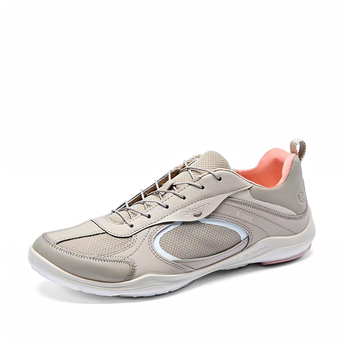 ECCO爱步女鞋 新款软底复古阿甘鞋薄底德训鞋 BIOM LITE TR840123