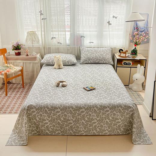 🌸【春季舒适透气老粗布床单三件套】天气渐暖，🔺毛茸茸的床单加上厚被子一晚上实在又闷又热 🔥换季时节未大家准备好了👉一款清爽透气的老粗布床单三件套  商品图5