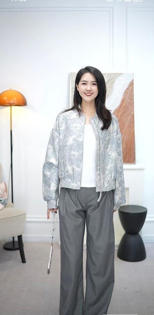 沙洲花事|独特减龄提花外套 商品图1