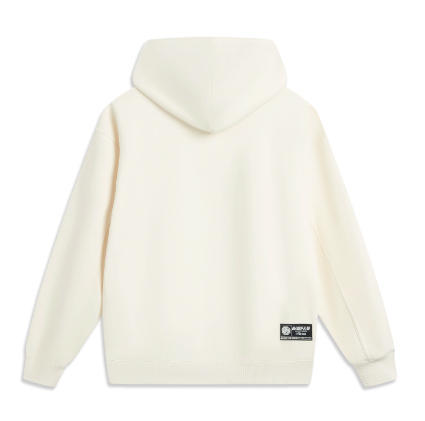 李宁反伍BADFIVE男子加绒保暖宽松套头连帽卫衣AWDV877-1 商品图1