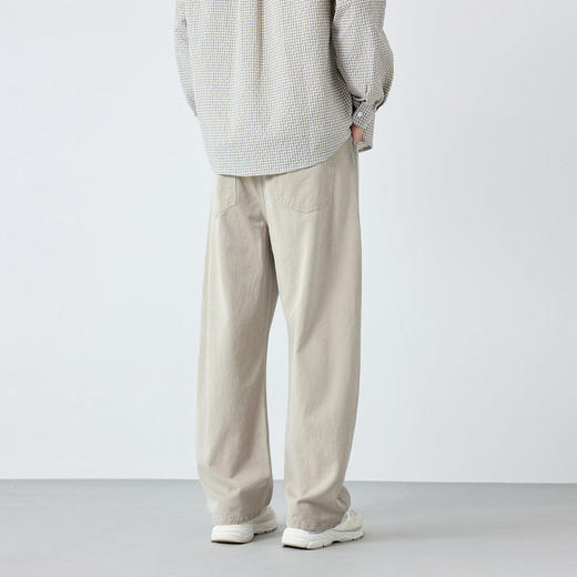 墨麦客男装美式休闲天丝棉男士裤子2026春款松紧腰休闲裤男91555. 商品图4