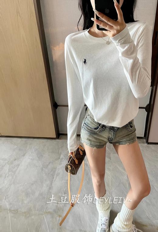 拉夫原版正品糯叽叽舒服莫代尔长袖T 商品图11