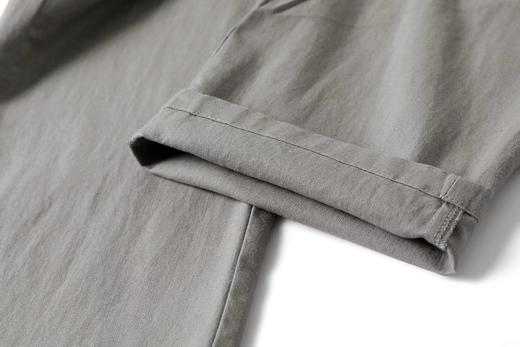 F030643早春松弛感穿搭棉麻混纺透气亚麻休闲裤长裤 商品图11