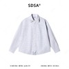 SDSA男装2026新款高贵轻奢韩版简约格子双翻领长袖衬衫百搭衬衣 商品缩略图0