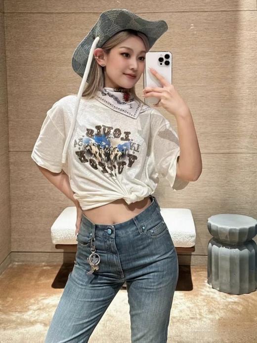 驴家25ss雪花棉金属钻短袖T恤（DY） 商品图2