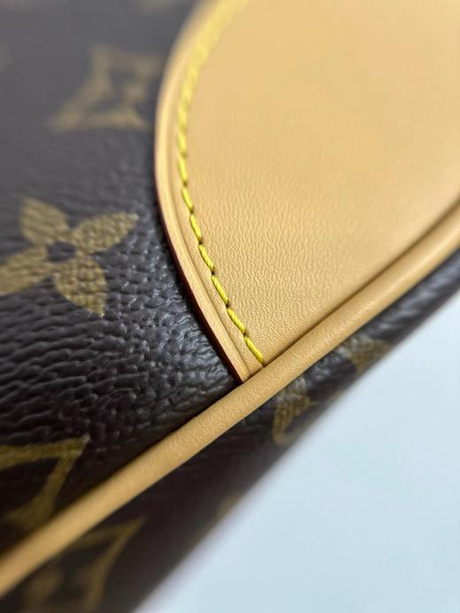 F030632通勤托特老花百搭链条腋下单肩牛角包 商品图12