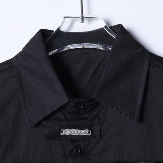 SDSA男装2026新款高贵轻奢极简风贴标长袖衬衫宽松高级感百搭衬衣 商品图1