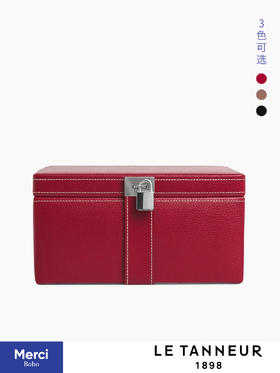 Le Tanneur 法国 大号牛皮首饰收纳盒- 北京现货直发