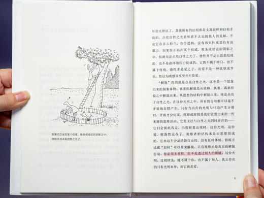 《克里希那穆提：人生觉醒四书》（全四册）|一次收录世界心灵导师克里希那穆提毕生的智慧经典，杨澜、武志红、周国平推荐，典雅装帧，带你觉察生活，启迪智慧，通透此生 商品图7