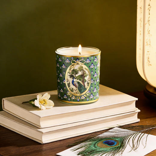 大英博物馆 东方梦境系列 孔雀蜡烛香氛草杖香薰礼盒 商品图1