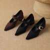 【69.9/双】巨好看法式绝美复古玛丽珍鞋女2026春季新款配裙子不累脚尖头单鞋聚★为爱严选 商品缩略图0