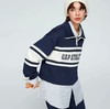 GAP 79.9元 撞色半拉链套头卫衣(线上线下同时在售不保证有货，活动款不退不换介意勿拍) 647880-QS 商品缩略图0