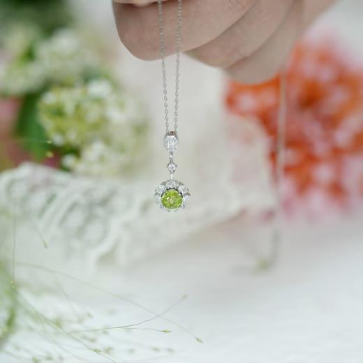 【绿宝石专场】4号 绿宝石项链 库存4 配饰925银 商品图1